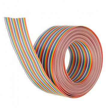 Nappe de 40 Fils de Connexion (Au Mètre) - Disponible chez TET Electronics Tunisie Nappe de 40 Fils de Connexion (Au Mètre) - Acheter en Tunisie | TET Electronics