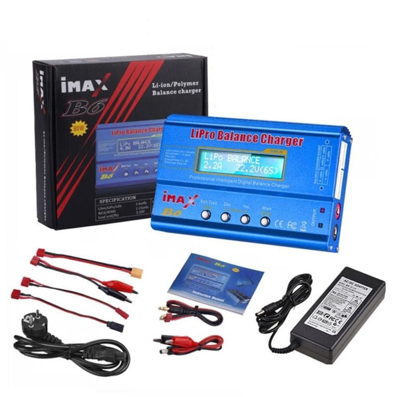 Chargeur Batterie LIPO IMAX B6 AC 80W Avec Adaptateur Et Accessoires - Disponible chez TET Electronics Tunisie Chargeur Batterie LIPO IMAX B6 AC 80W Avec Adaptateur Et Accessoires - Alimentation | Acheter en Tunisie - TET Electronics