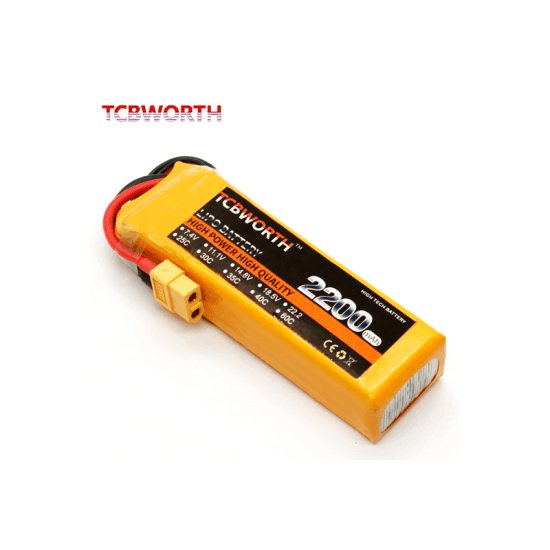Batterie Lipo 3S 11.1V 2200mAh 35C-XT60 - Disponible chez TET Electronics Tunisie Batterie Lipo 3S 11.1V 2200mAh 35C-XT60 - Alimentation | Acheter en Tunisie - TET Electronics