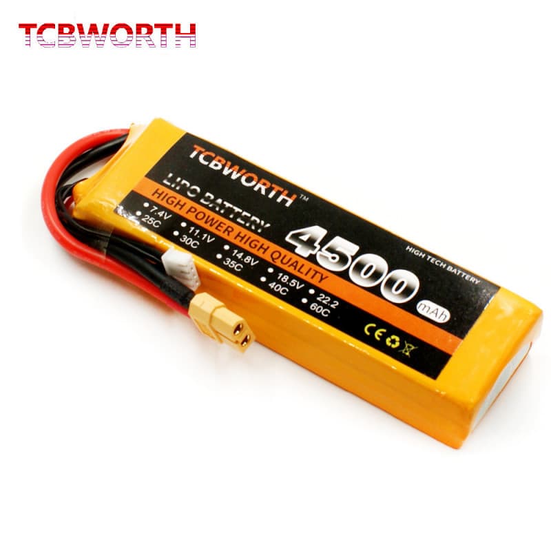 Batterie Lipo 3S 11.1V 4500mAh 60C-XT60 - Disponible chez TET Electronics Tunisie Batterie Lipo 3S 11.1V 4500mAh 60C-XT60 - Alimentation | Acheter en Tunisie - TET Electronics