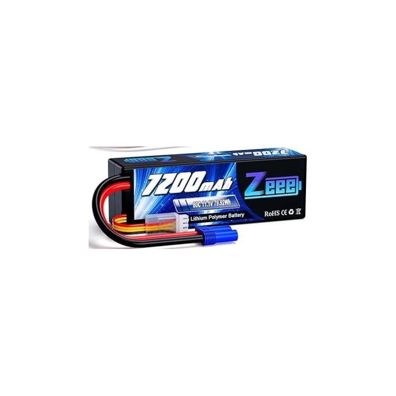Batterie Lipo 3S Zeee 11,1V 7200mAh 80C avec connecteur EC5 - Disponible chez TET Electronics Tunisie Batterie Lipo 3S Zeee 11,1V 7200mAh 80C avec connecteur EC5 - Alimentation | Acheter en Tunisie - TET Electronics