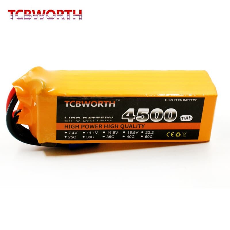 Batterie Lipo 4S 14.8V 4500mAh 60C-XT60 - Disponible chez TET Electronics Tunisie Batterie Lipo 4S 14.8V 4500mAh 60C-XT60 - Alimentation | Acheter en Tunisie - TET Electronics