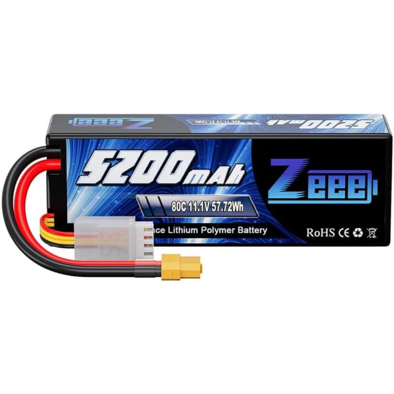 Batterie Lipo 4S Zeee 14,8V 5200mAh 120C avec connecteur XT60 - Disponible chez TET Electronics Tunisie Batterie Lipo 4S Zeee 14,8V 5200mAh 120C avec connecteur XT60 - Alimentation | Acheter en Tunisie - TET Electronics