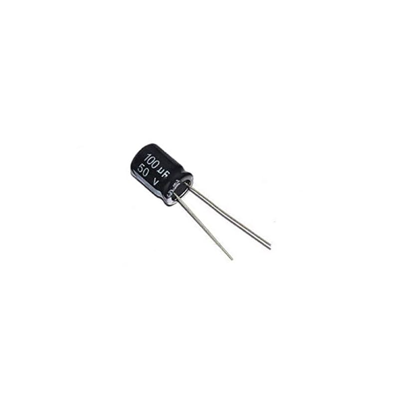 Condensateur Chimique 100uF 50V - Disponible chez TET Electronics Tunisie Condensateur Chimique 100uF 50V - Composants | Acheter en Tunisie - TET Electronics