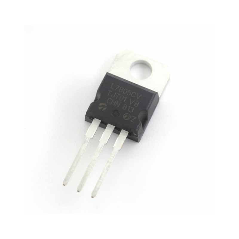 Régulateur 7805 L7805CV 5V 1A TO-220 - Disponible chez TET Electronics Tunisie Régulateur 7805 L7805CV 5V 1A TO-220 - Composants | Acheter en Tunisie - TET Electronics