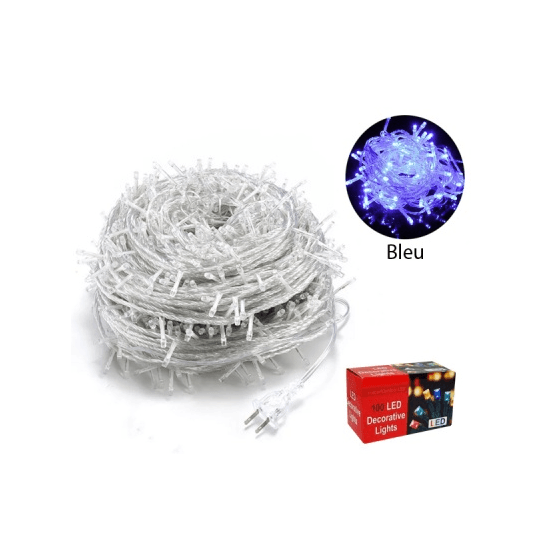 Guirlande LED 10M 220V - Bleu - Disponible chez TET Electronics Tunisie Guirlande LED 10M 220V - Bleu - Éclairage LED | Acheter en Tunisie - TET Electronics