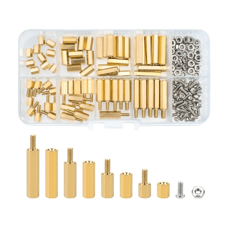 Kit Entretoise M3 120 Pièces - Disponible chez TET Electronics Tunisie Kit Entretoise M3 120 Pièces - Outillage | Acheter en Tunisie - TET Electronics