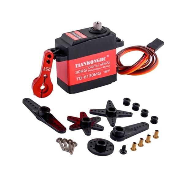 Servo moteur étanche 30KG TD-8130MG - Disponible chez TET Electronics Tunisie Servo moteur étanche 30KG TD-8130MG - Acheter en Tunisie | TET Electronics