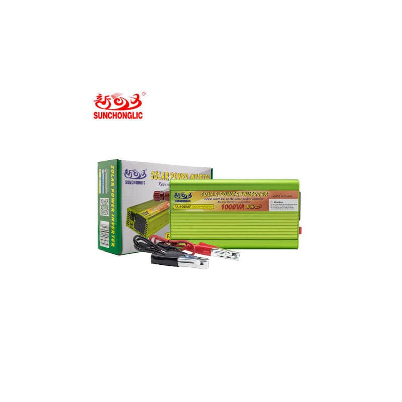 Convertisseur de Tension 1000VA 12V DC à 230V AC 50Hz - Disponible chez TET Electronics Tunisie Convertisseur de Tension 1000VA 12V DC à 230V AC 50Hz - Acheter en Tunisie | TET Electronics