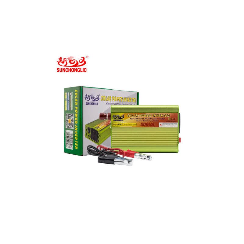 Convertisseur de Tension 500VA 12V DC à 230V AC 50Hz - Disponible chez TET Electronics Tunisie Convertisseur de Tension 500VA 12V DC à 230V AC 50Hz - Acheter en Tunisie | TET Electronics