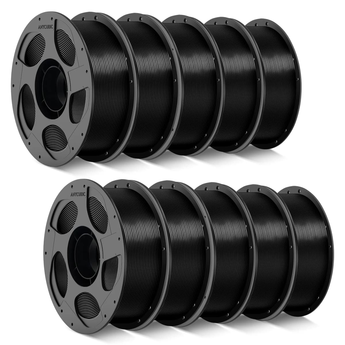 Filament Anycubic PETG Noir – Pack 10 Bobines - Disponible chez TET Electronics Tunisie Filament Anycubic PETG Noir – Pack 10 Bobines - Acheter en Tunisie | TET Electronics