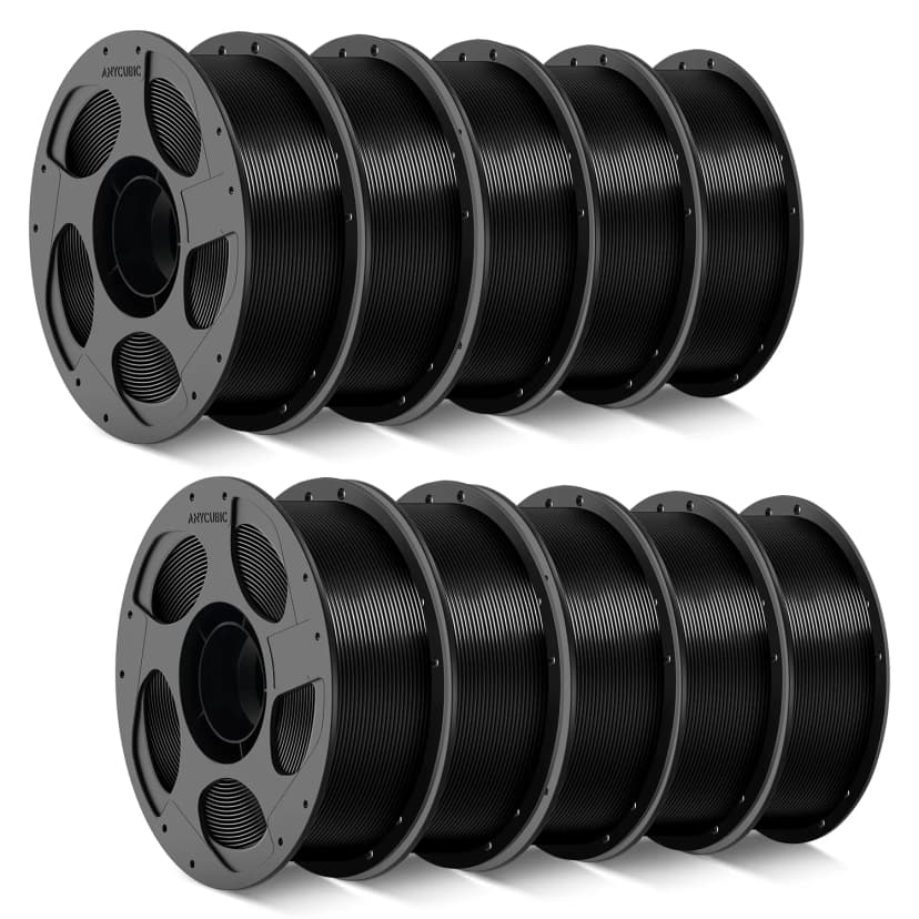 Filament Anycubic PETG Noir – Pack 10 Bobines - Disponible chez TET Electronics Tunisie Filament Anycubic PETG Noir – Pack 10 Bobines - impression-3d | Acheter en Tunisie - TET Electronics